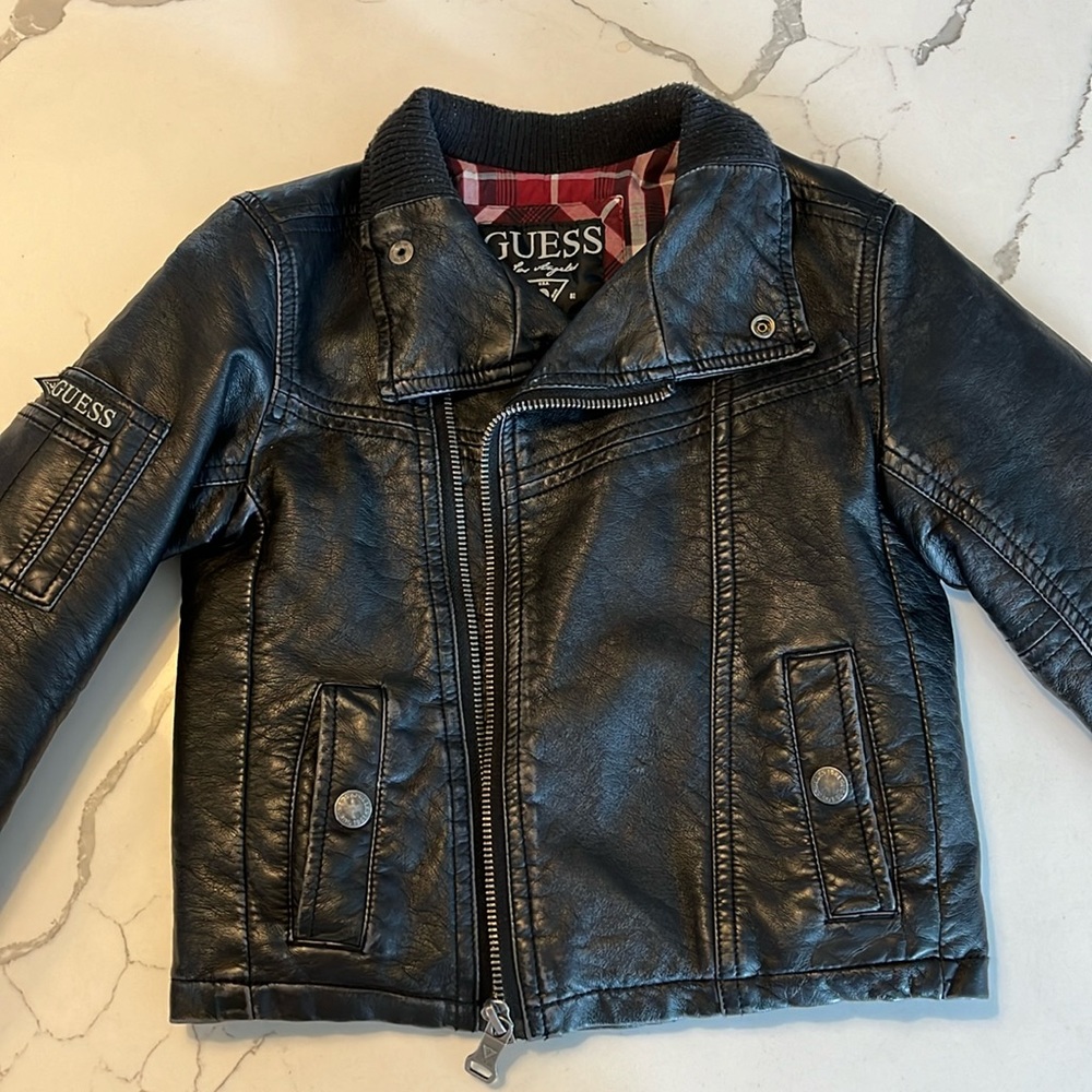 Lux faux leather Guess boys jacket